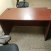 Mahogany Straight Desk Shell 48 inch
